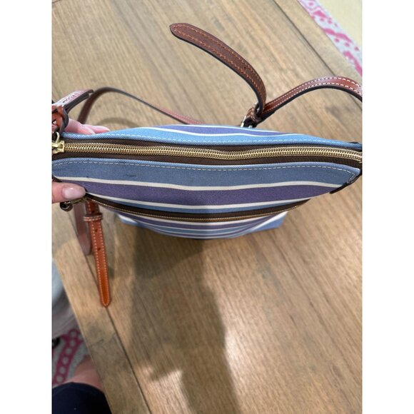 Dooney & Bourke Nautical Canvas Crossbody Purse - Picture 9 of 13
